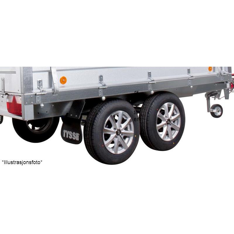 Tillegg for aluminiumfelg 13" - boggie, t.o.m 2000kg