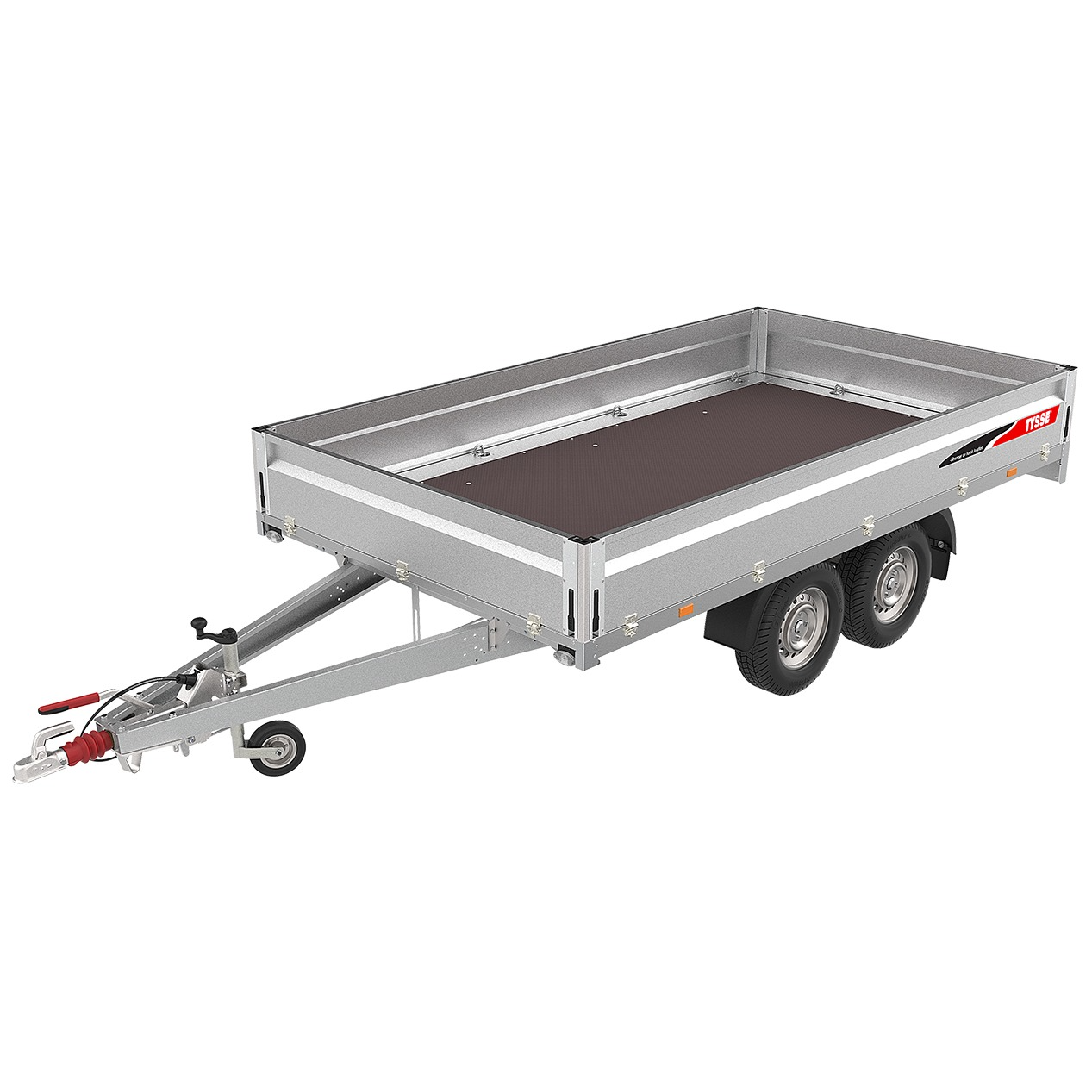 Tilhenger 6357 NFH 2600Kg-NEDFELLBARE SIDER