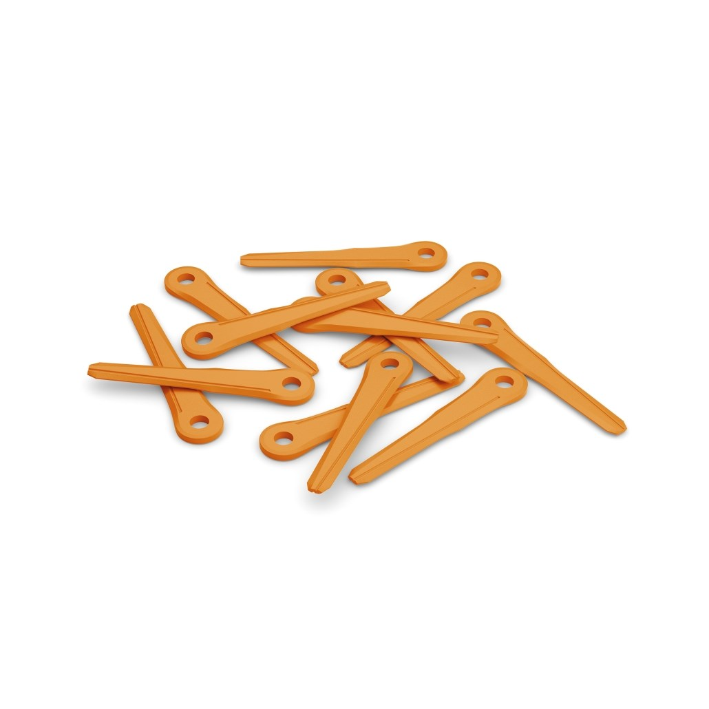 Plastkniver til trimmerhode PolyCut 6-2, 12 stk