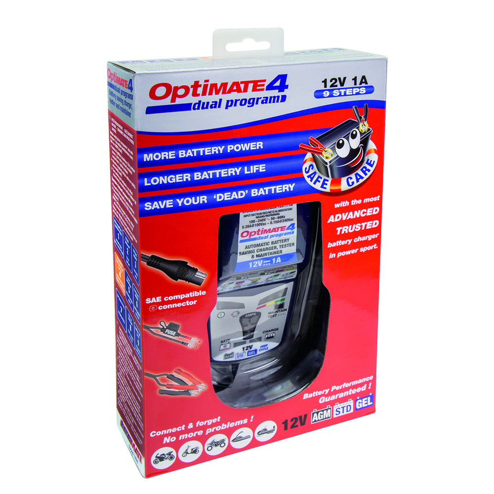 Batterilader Optimate 4 Dual 12v