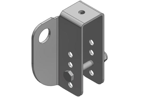 Surrefeste for båthenger, 40mm, komplett