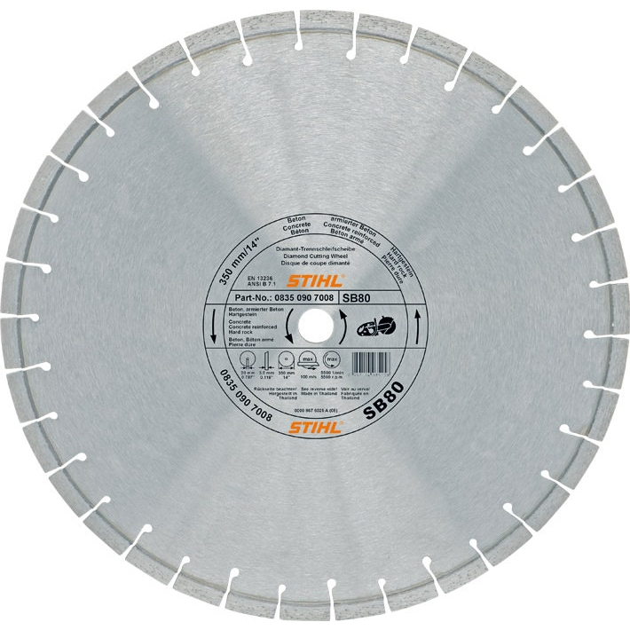 Diamantkappeskive, hard stein/betong (SB)