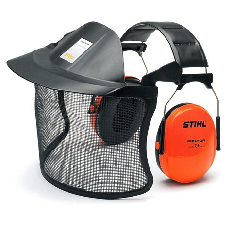 Ryddesett med nettingvisir