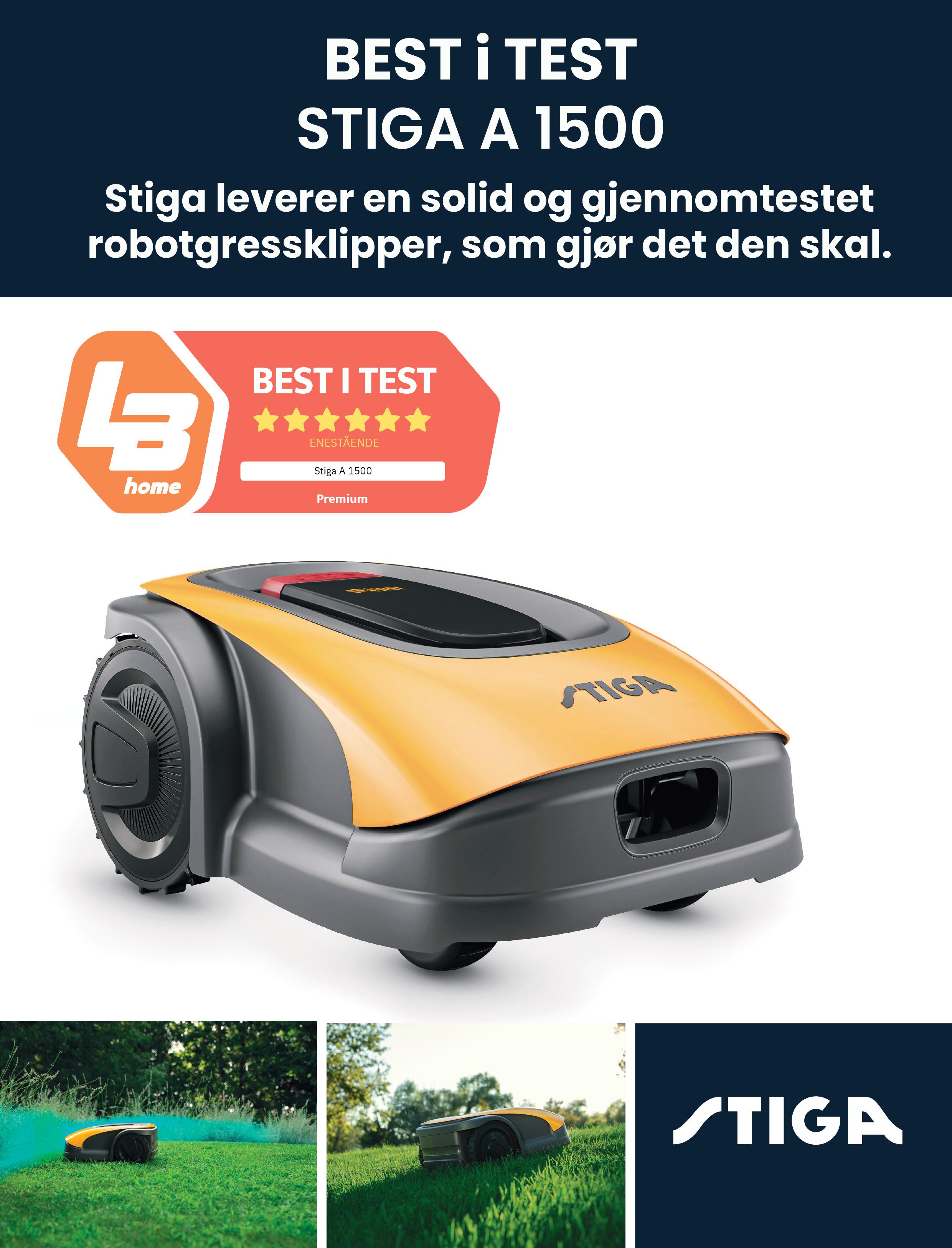 Stiga A 1500 Kabelfri Robot